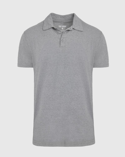 Tall Classic Polo - Heather Gray