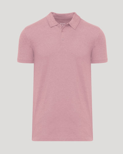 Tall Classic Polo - Light Heather Boysenberry