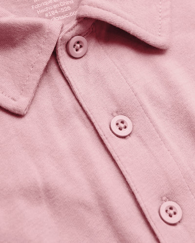 Tall Classic Polo - Light Heather Boysenberry