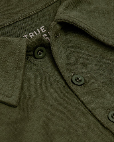 Tall Classic Polo - Military Green