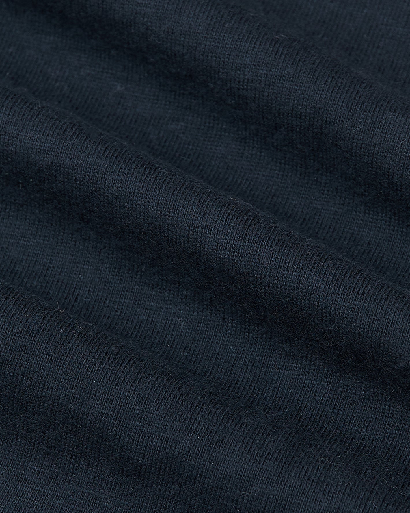 Navy Short Sleeve Tall Polo fabric close-up showing ribbed texture.