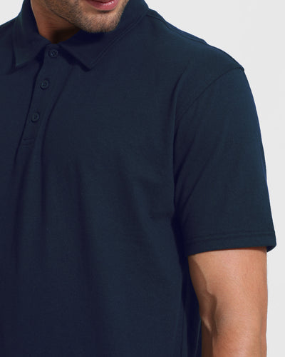 Tall Classic Polo - Navy