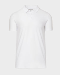 True ClassicWhite Short Sleeve Tall Polo