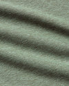 Heather Juniper Tall Active Crew Neck 2.0 woven texture close-up.