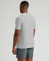 Back view of Light Heather Gray Tall Active Crew Neck 2.0.