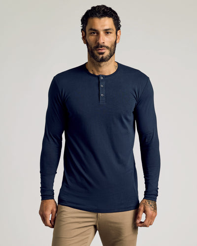 Tall Classic Long Sleeve Henley 6-Pack