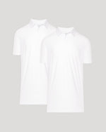 White Tall Active Polo 2-Pack