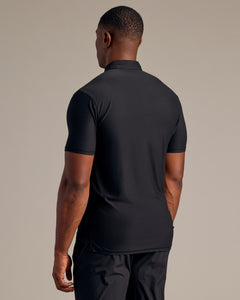 True ClassicBlack Short Sleeve Tall Active Polo