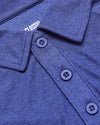 Cosmos Short Sleeve Tall Active Polo with collar and 3-button placket.