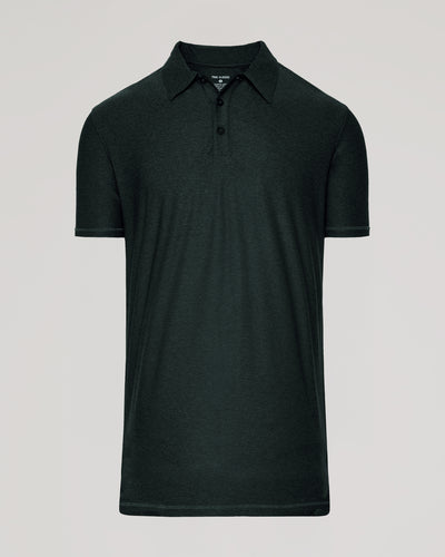 Tall Active Polo - Dark Heather Forest