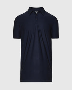 True ClassicNavy Short Sleeve Tall Active Polo