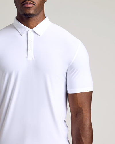 White Tall Active Polo 3-Pack