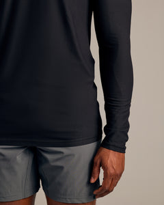 True ClassicBlack Long Sleeve Tall Active Crew