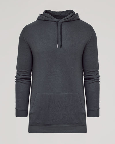 Tall Waffle Hoodie - Carbon