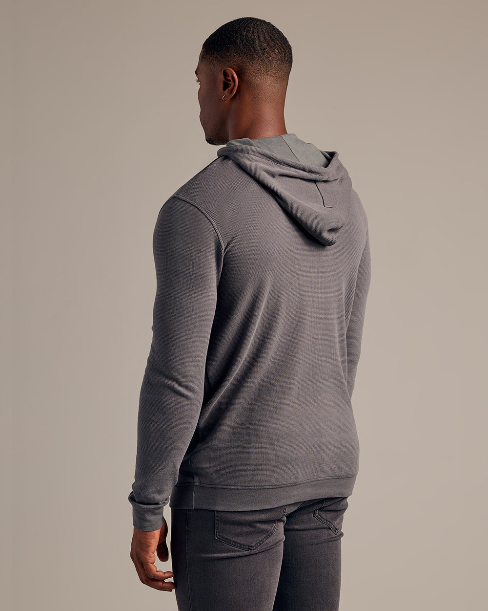 Carbon Tall Waffle Hoodie