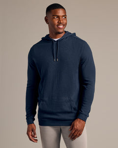 True ClassicNavy Tall Waffle Hoodie