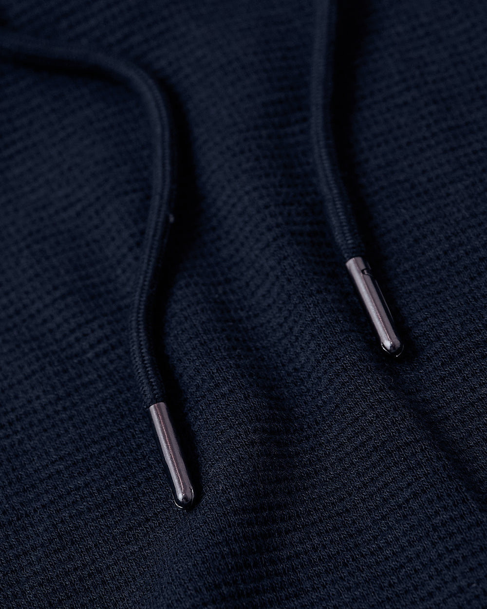 Navy Tall Waffle Hoodie