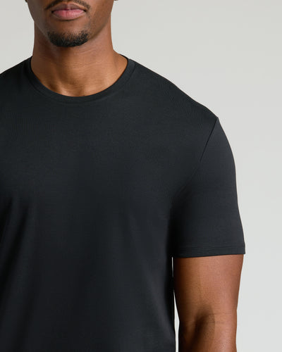 Tall Premium Pima Crew Neck - Black