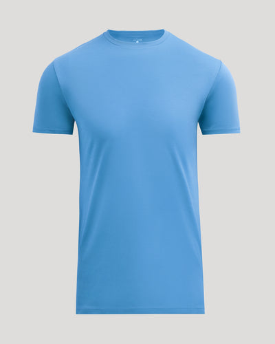 Tall Premium Pima Crew Neck - Cerulean
