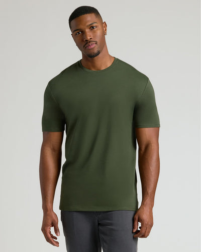 Tall Pima Cotton Blend Crew