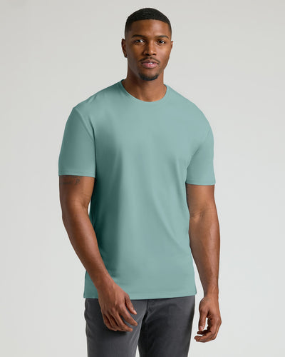 Tall Pima Cotton Blend Crew
