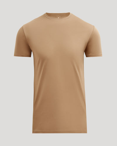 Tall Premium Pima Crew Neck - Tahini