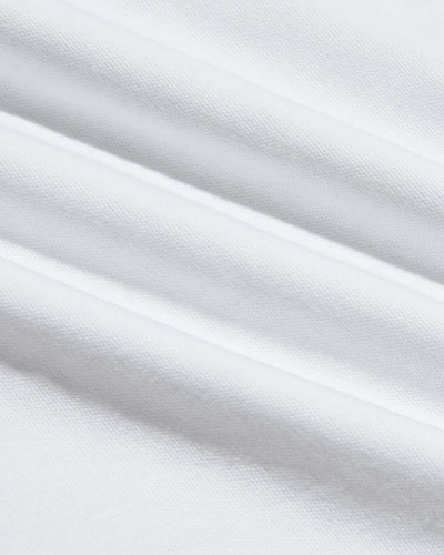 Pima Cotton Blend Crew ‑ Curved Hem