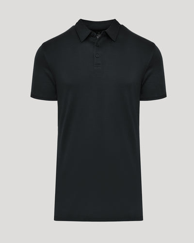 Tall Premium Pima Polo - Black