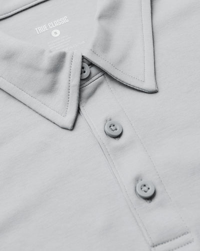 Tall Premium Pima Polo - Steel