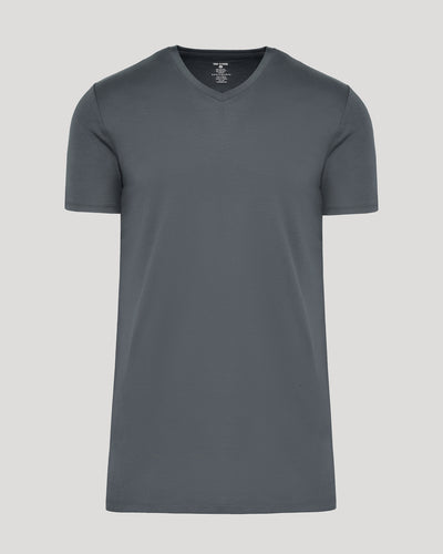 Tall Premium Pima V-Neck - Carbon