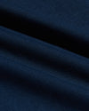 Carbon & Navy Tall Premium Pima V-Neck close-up, showcasing fine diagonal weave.
