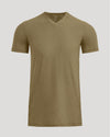 Overland Tall Active V-Neck T-shirt with added length for taller frames.