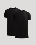 Black Tall Heavyweight Pocket Crew Neck 2-Pack