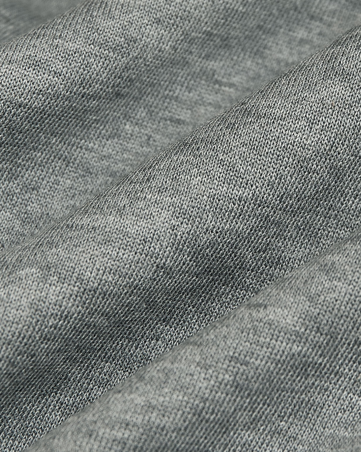 Medium Heather Gray Tall Fleece French Terry Joggers close-up of knit pattern.