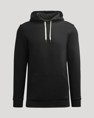Tall Fleece Pullover Hoodie - Black