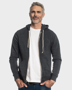 True ClassicBlack Fleece Zip Hoodie