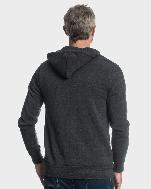 Black Fleece Zip Hoodie