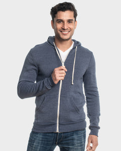 True ClassicNavy Fleece Zip Hoodie