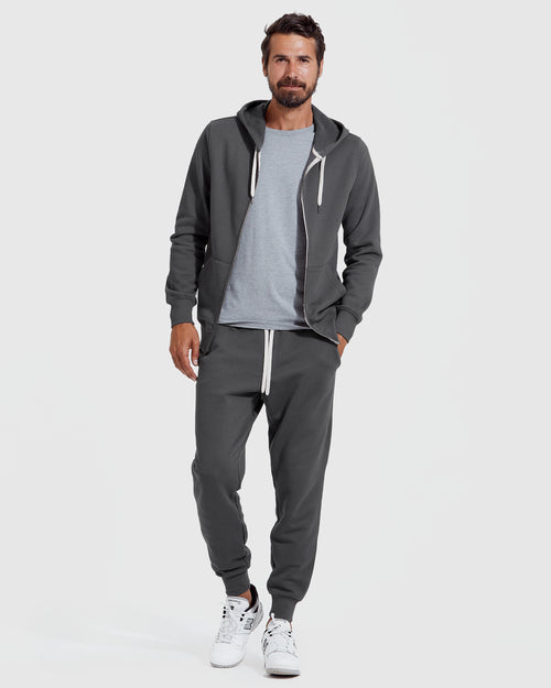 Carbon Fleece French Terry Zip Hoodie