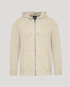 Dune Fleece French Terry Zip Hoodie with adjustable hood and kangaroo pockets.