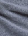 Dusty Blue Fleece French Terry Zip Hoodie close-up knit texture.