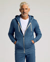 Middle-aged man wearing Fiord Fleece French Terry Zip Hoodie.