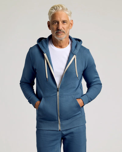 Fleece Full Zip Hoodie - Fiord