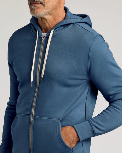 Fleece Full Zip Hoodie - Fiord