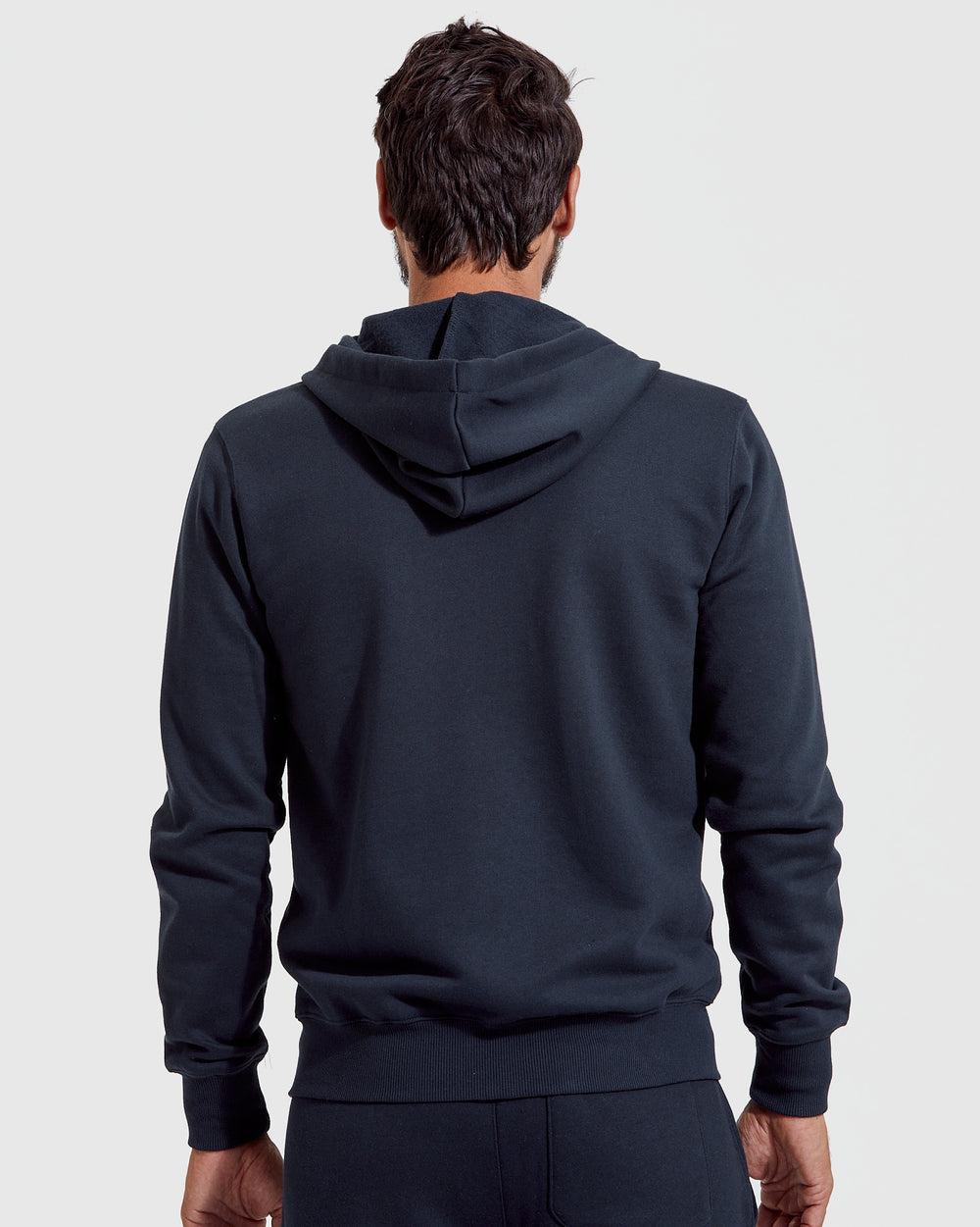 Navy Fleece Zip Hoodie and Jogger Set