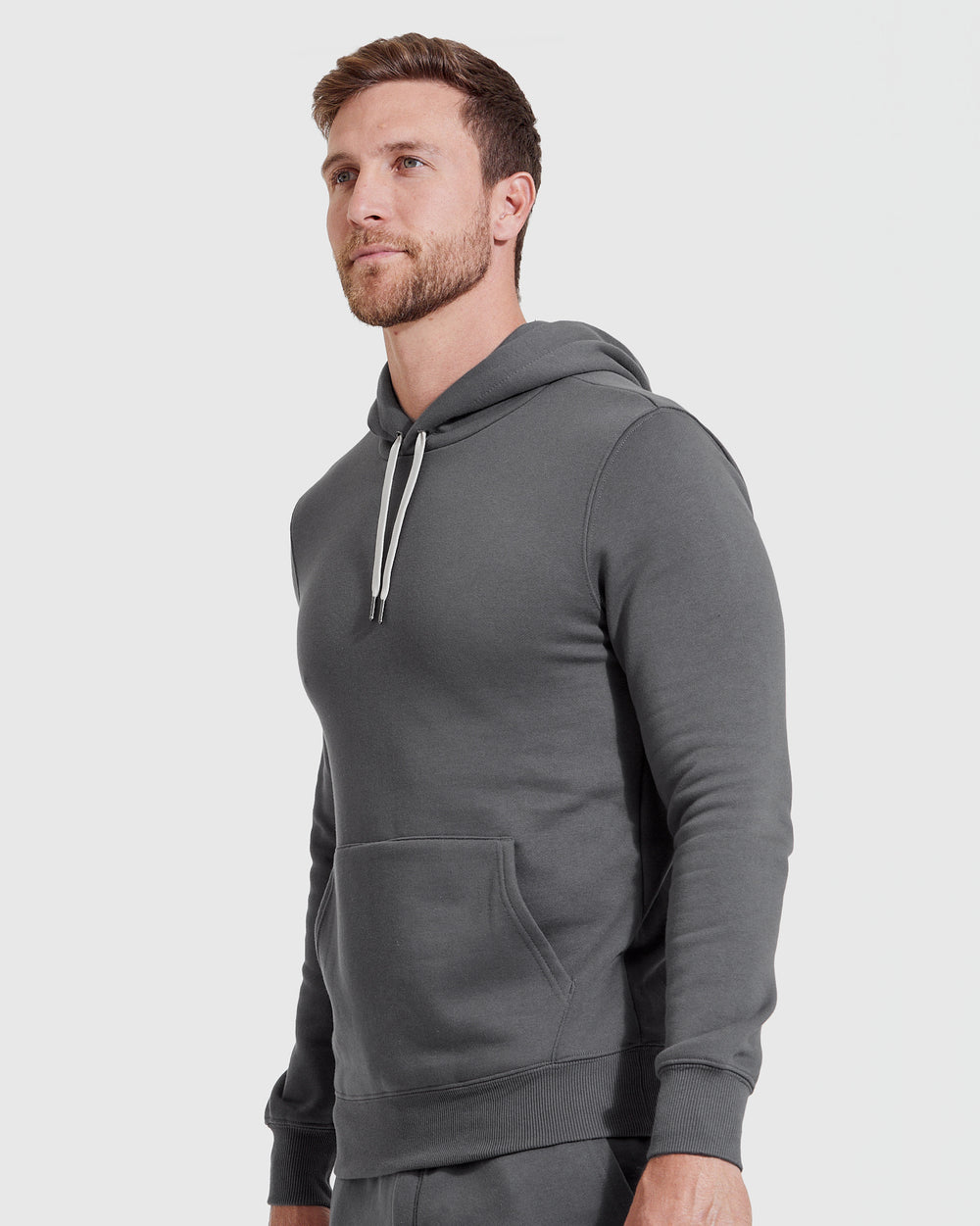 Carbon Fleece French Terry Pullover Hoodie