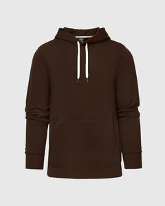 True ClassicDark Oak Fleece French Terry Pullover Hoodie