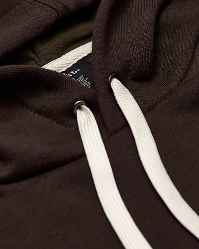 Sweat à capuche en molleton - Dark Oak