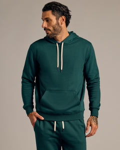 True ClassicEmerald Fleece French Terry Pullover Hoodie