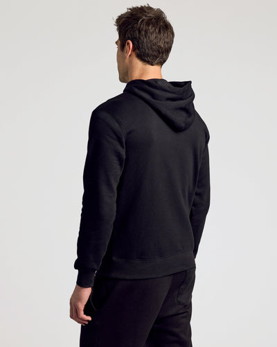 Fleece Pullover Hoodie - Black